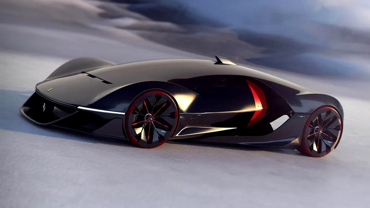 Ferrari-ul anului 2040 - VIDEO + GALERIE FOTO