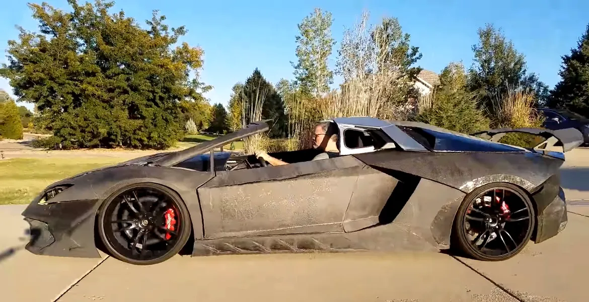 Replica funcţională a unui Lamborghini Aventador, construită cu o imprimată 3D – VIDEO