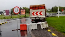 Restricții de circulație din cauza alunecărilor de teren și a inundațiilor. Zonele vizate