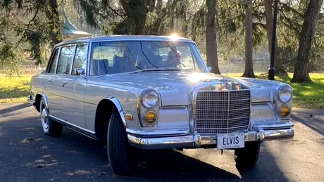 Elvis Presley a avut un Mercedes-Benz 600 pe care l-a păstrat ani de zile. Acum limuzina e de vânzare