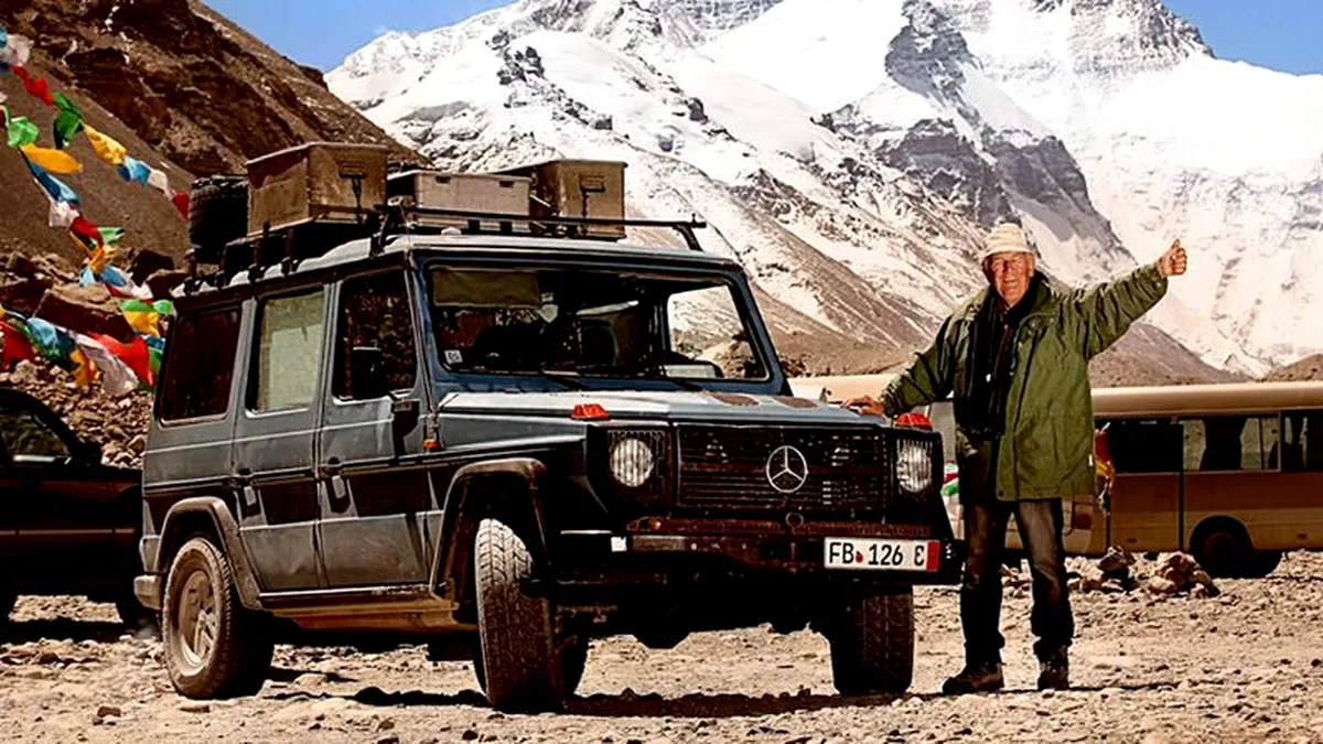 Călătoria vieţii cu un Mercedes-Benz G-Class: 26 de ani şi 215 ţări