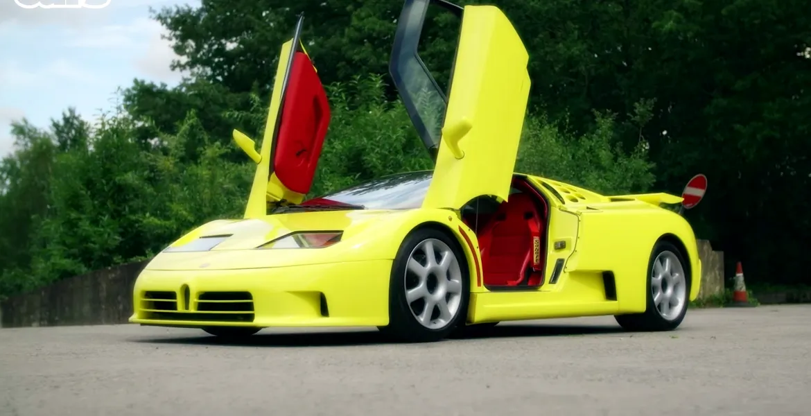 Chris Harris îi face dreptate lui Bugatti EB110 SS [VIDEO]