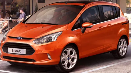 Noul Ford B-Max promite cel mai bun consum din clasa sa