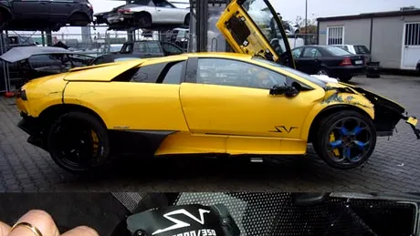 Accident cu Lambo Murcielago SV numărul 000