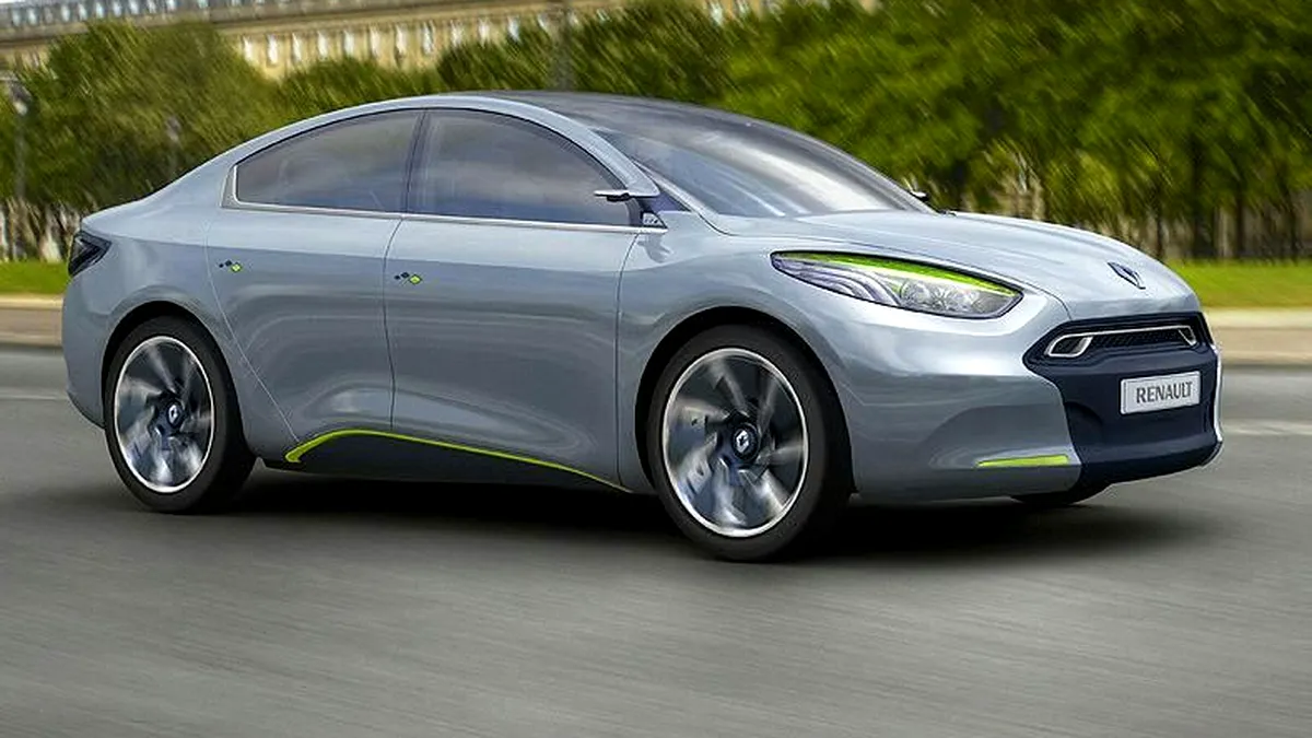 Renault Fluence Zero Emissions Concept la Frankfurt 2009