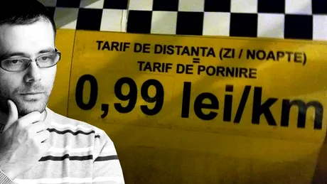 Tarif-bombă pentru taxi în Bucureşti: 0,99 lei/km. De fapt, un protest foarte ciudat