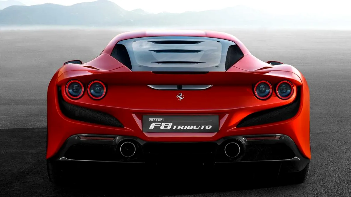 Noul Ferrari F8 Tributo are 710 CP şi cel mai puternic V8 oferit pe un model Ferrari până în prezent
