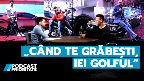 ZEDSLY a venit la prima ediție Podcast cu Prioritate într-un VW Golf. De ce îi place compacta germană - VIDEO