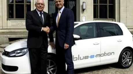 Deocamdată doar concept: Volkswagen Golf blue-e-motion
