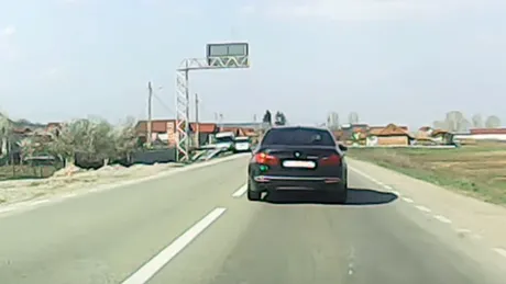 Şoferiţa agresivă, pusă la punct de Poliţie pe baza unei filmări cu camera de bord - VIDEO