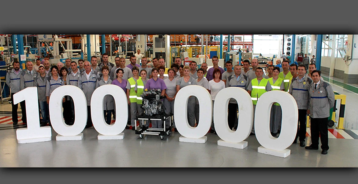 100.000 de motoare TCe 90 fabricate la Dacia