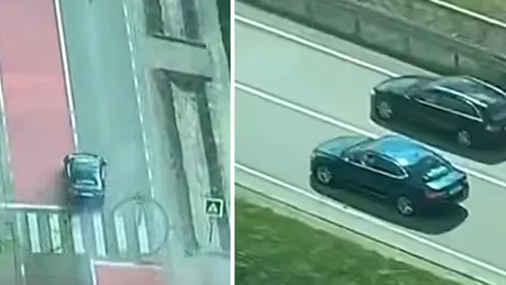 Video - Șoferi filmați din elicopter, după depășiri periculoase. Amenzi de mii de lei și permise suspendate până la 240 de zile