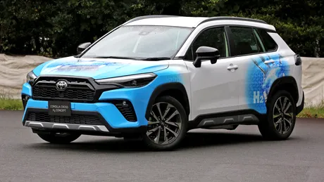 Toyota Corolla Cross H2 Concept este un vehicul experimental care funcționează cu hidrogen