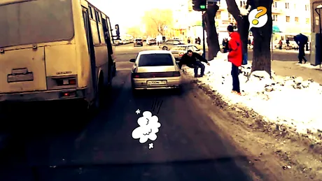 VIDEO: Un exemplu de road rage extrem, din Rusia