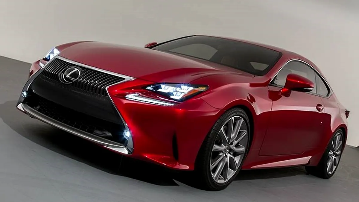 Lexus RC Coupé, primele imagini şi informaţii oficiale. UPDATE