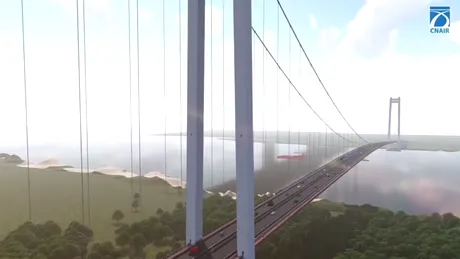 Tot ce nu știai despre podul suspendat peste Dunăre de la Brăila - VIDEO