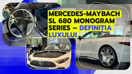 Video / Mercedes-Maybach SL 680 Monogram Series, apariția rară care poate fi admirată la Țiriac Auto București