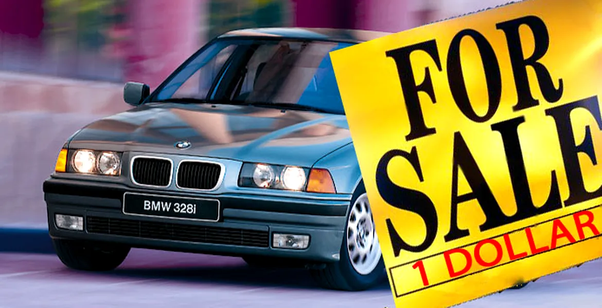 BMW vândut cu 1 dolar… din greşeală