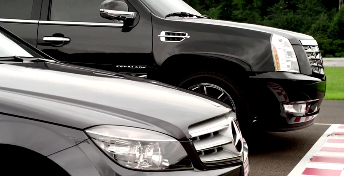 Provocări neloiale:Cadillac Escalade vs. Mercedes-Benz C300