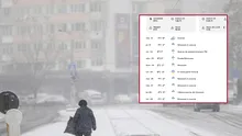 Ninge 5 zile consecutiv, în România, de pe 1 ianuarie 2026! Meteorologii Weather.com au revizuit prognoza meteo