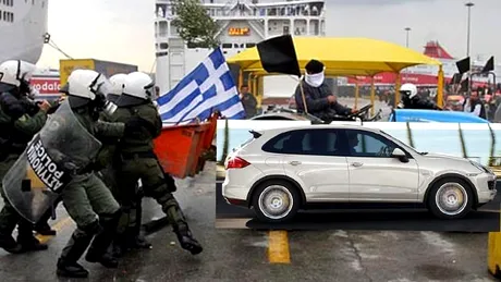 Deşi Grecia e în faliment, e plină de Porsche Cayenne!