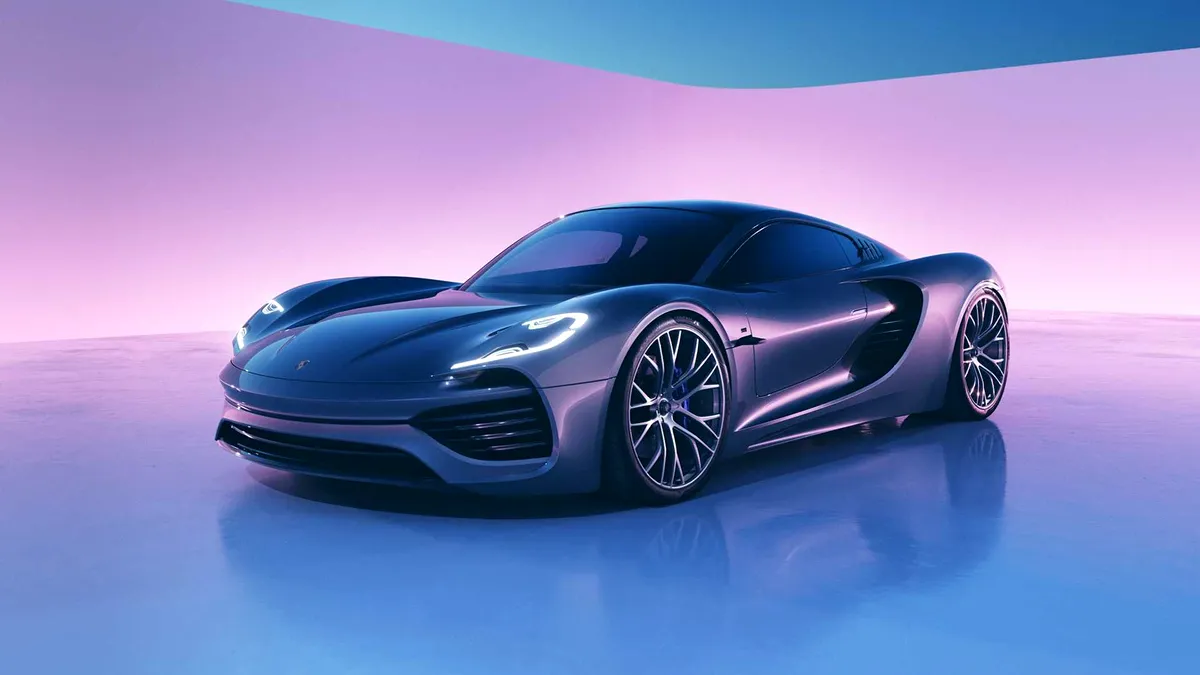 Un artist a desenat un supercar Porsche şi arată fantastic! Cum va reacţiona Porsche?