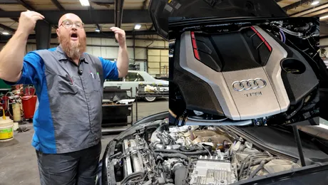 Video / Misterul unui Audi cu Check Engine aprins: dealerul nu găsește problema reală, dar un mecanic independent vine cu o soluție