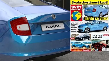 Randări: Skoda Coupe se va numi Skoda Garde?