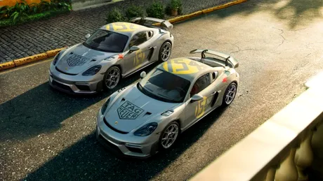 Porsche prezintă o ediție specială pentru 718 Cayman GT4 RS, creată în parteneriat cu TAG Heuer - GALERIE FOTO