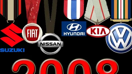 Vânzările de maşini noi - performerii din 2008
