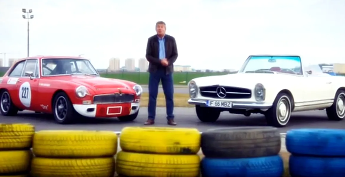 Tiff Needell, în elementul său: pe circuit, cu maşini clasice (recondiţionate de Oldtimer România)