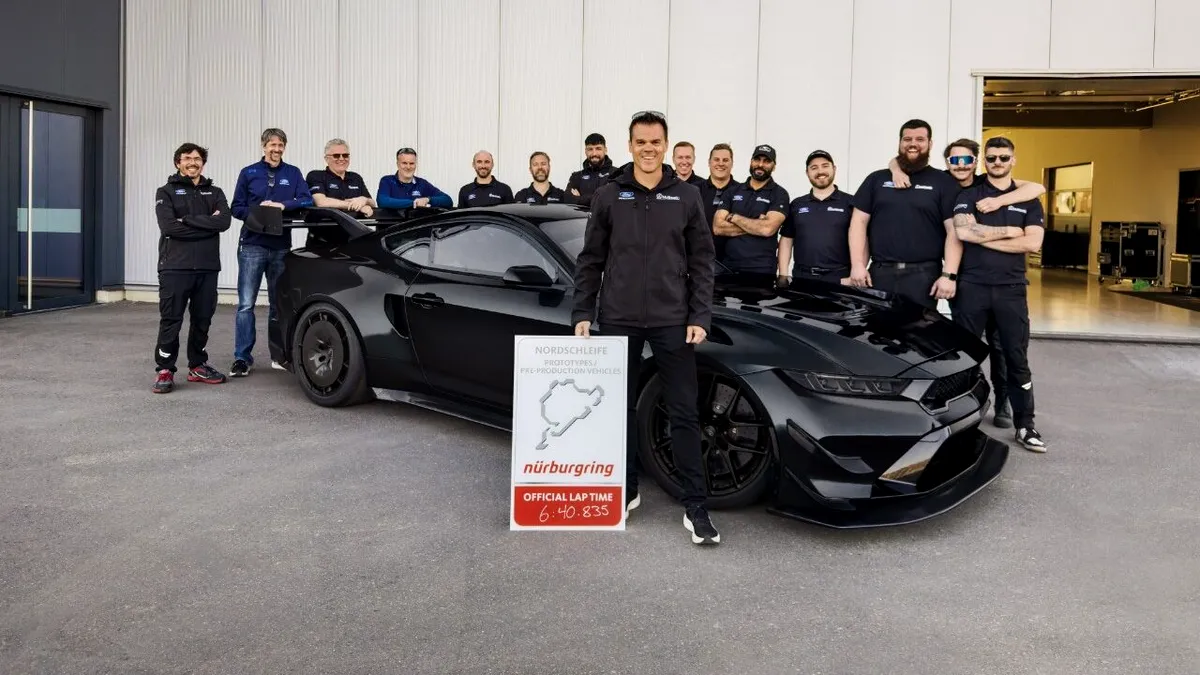 Ford a construit a doua cea mai rapidă mașină de producție de pe „Iadul Verde”, fiind depășită doar de Mercedes-AMG One