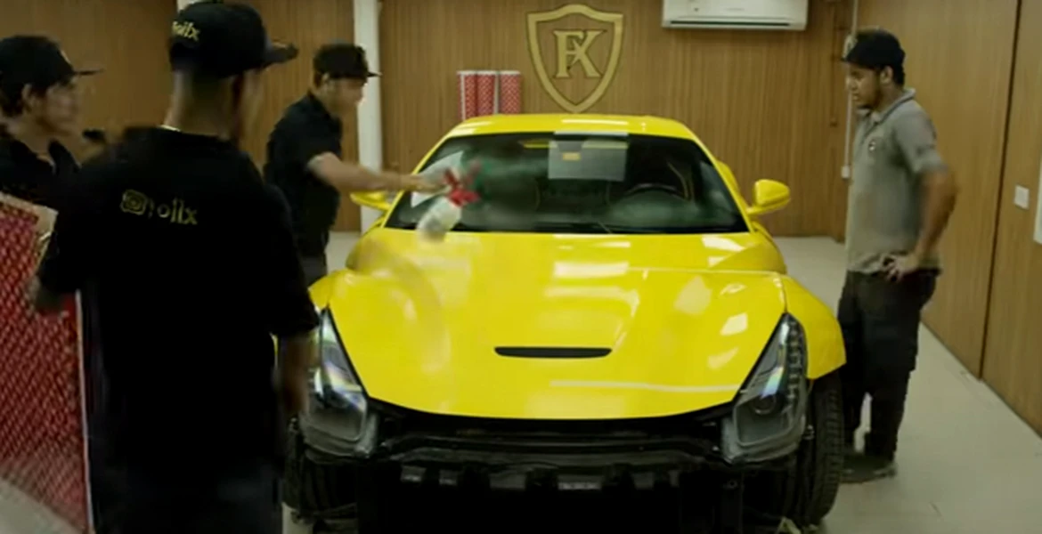 Blasfemie. Cum să masacrezi vizual un Ferrari F12 Berlinetta – VIDEO