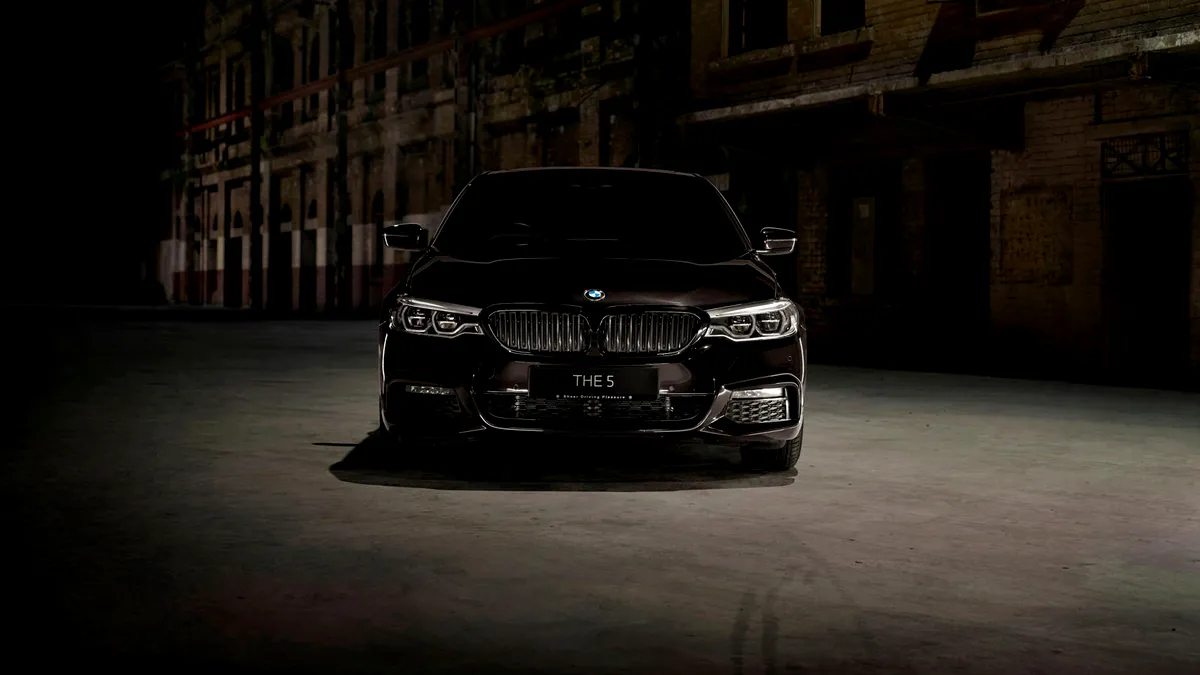 BMW Seria 5 Dark Shadow Edition arată de parcă tocmai a venit din iad