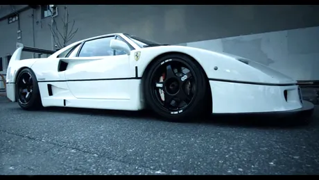 VIDEO: Ferrari F40 preparat în stilul Tokyo Drift - cool sau blasfemie?