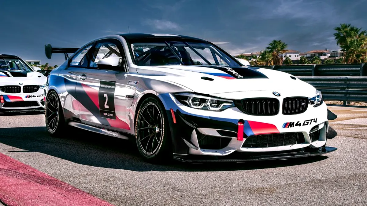 BMW a prezentat prima imagine teaser cu noul M4 GT4