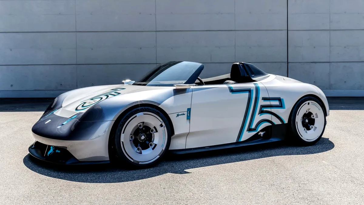 Porsche Vision 357 Speedster, un concept electric dedicat legendarului 356