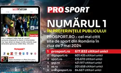 PROSPORT.RO – Cel mai citit site de sport din România în ziua de 7 mai 2024