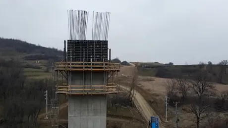 Cum arată cel mai spectaculos segment de pe autostrada Pitești-Sibiu?