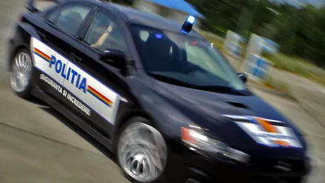 Mitsubishi Lancer EVO - maşina Poliţiei Autostrăzilor