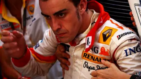 Fernando Alonso - Deshidratat după o cursă caniculară