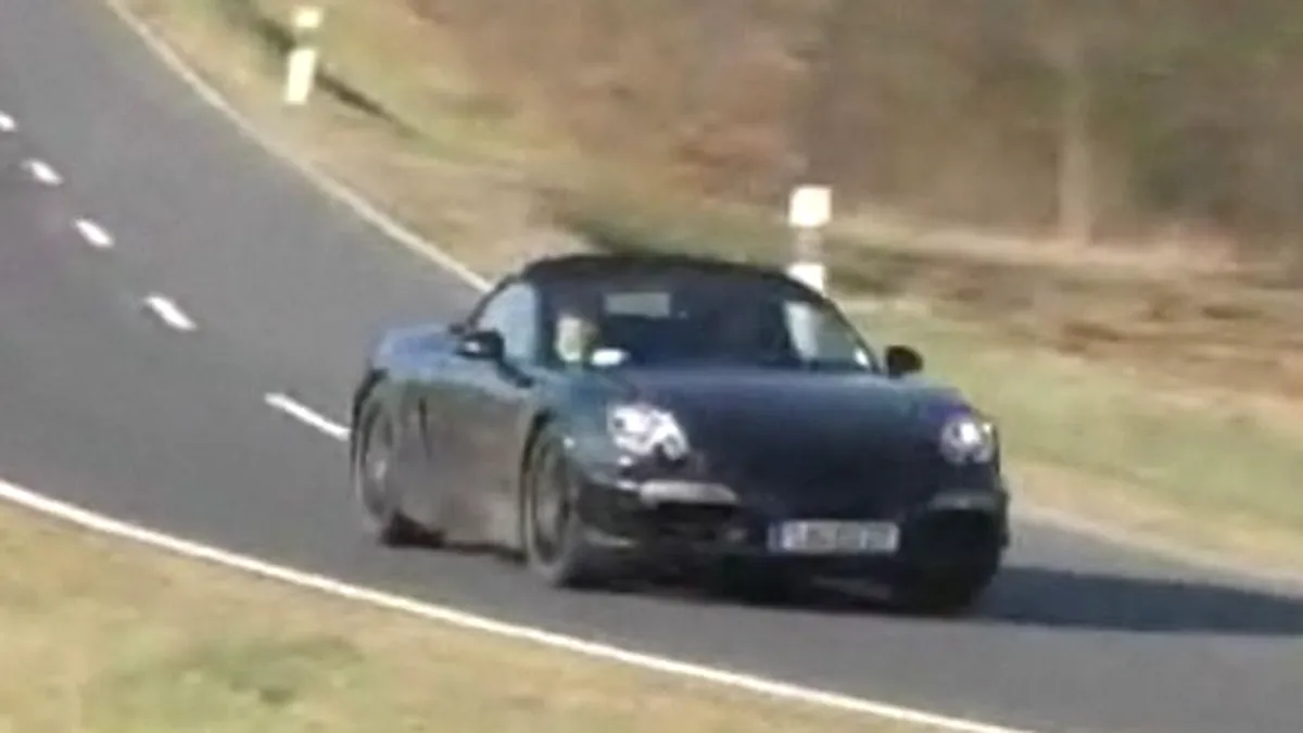 Porsche Boxster - poze spion