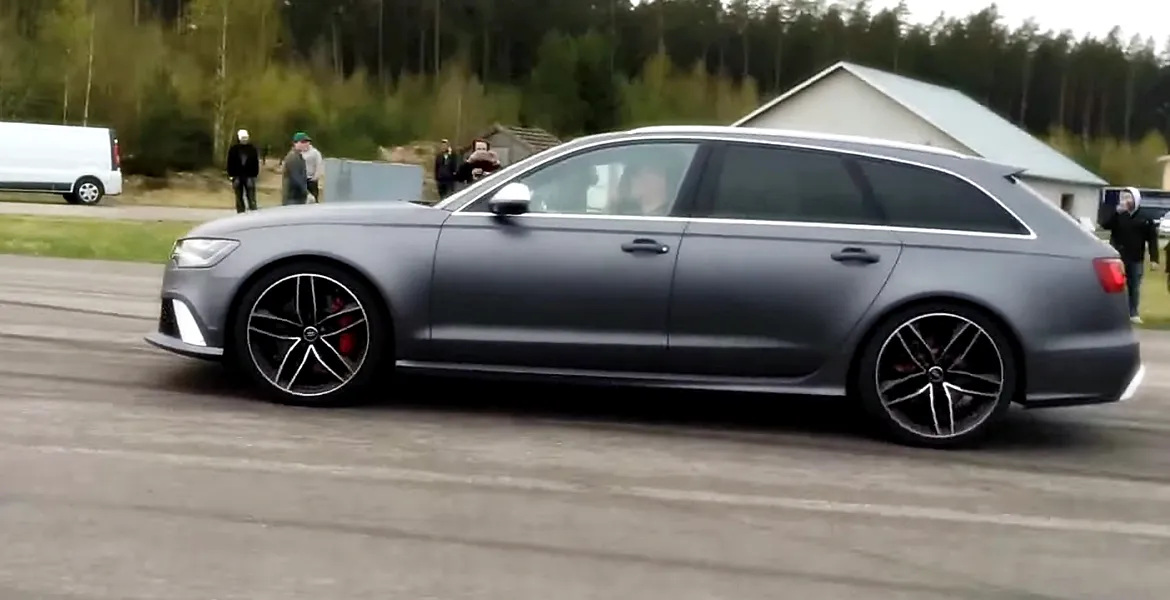 BMW M5 cu 700 CP vs Audi RS6 cu 690 CP. Un fel de înfruntarea titanilor [VIDEO]