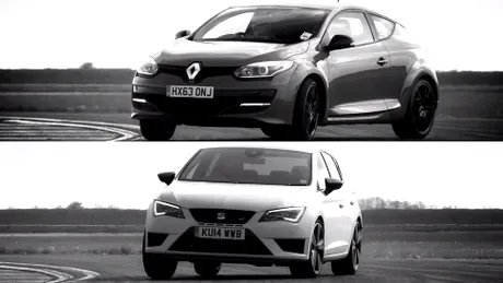 VIDEO: comparativ de circuit Mégane RS vs. León Cupra