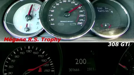 Versus superfranţuzesc: Renault Mégane RS 275 Trophy / Peugeot 308 GTi