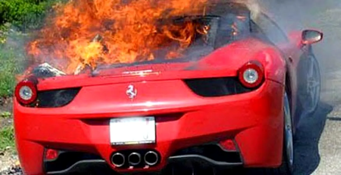 Rechemare în service Ferrari 458 Italia: risc de incendiu