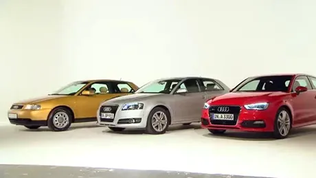 VIDEO: cum a evoluat Audi A3 de la prima generaţie până acum