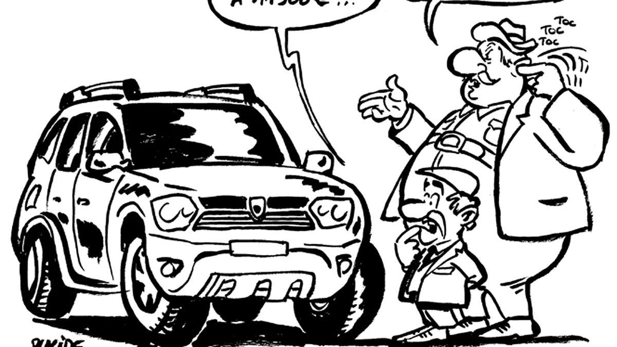 Dacia Duster – caricatură în Franţa