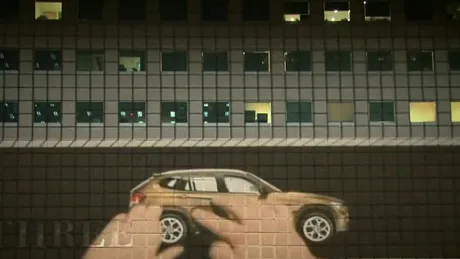 BMW Joy reclamă interactivă 3D in Singapore