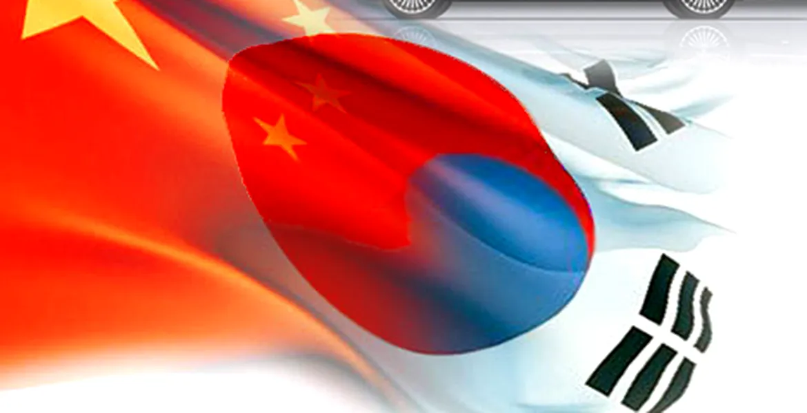 China e Japonia. Şi e şi Coreea de Sud.